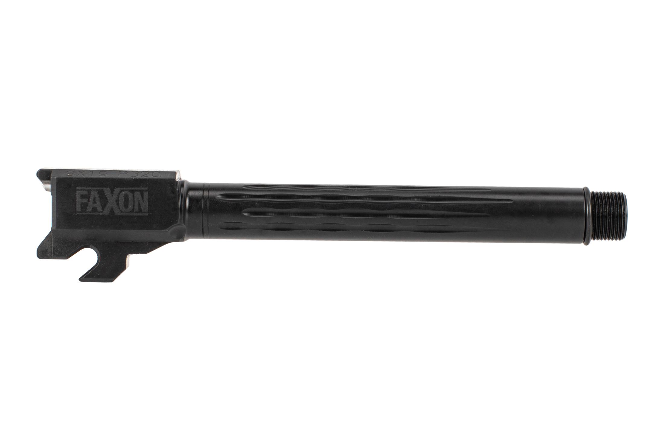 Faxon Firearms Sig P320 Full Size Flame Fluted Threaded Barrel Black Nitride 320B910NFLOQT
